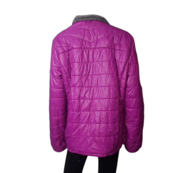 FREE COUNTRY Purple Puffer Jacket Coat Womens Plus Size 2X - Picture 2 of 10